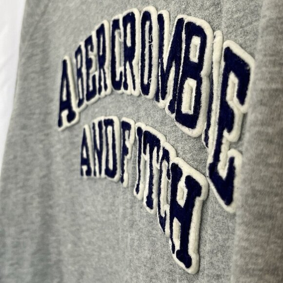 Vintage Y2K Abercrombie & Fitch Spell Out Men XL Muscle Long Sleeve Shirt Moose - Picture 10 of 11